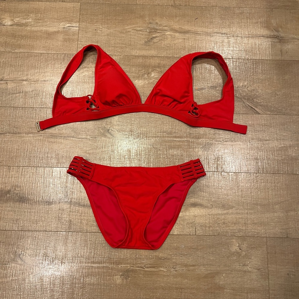Red Bathing Suit Bikini